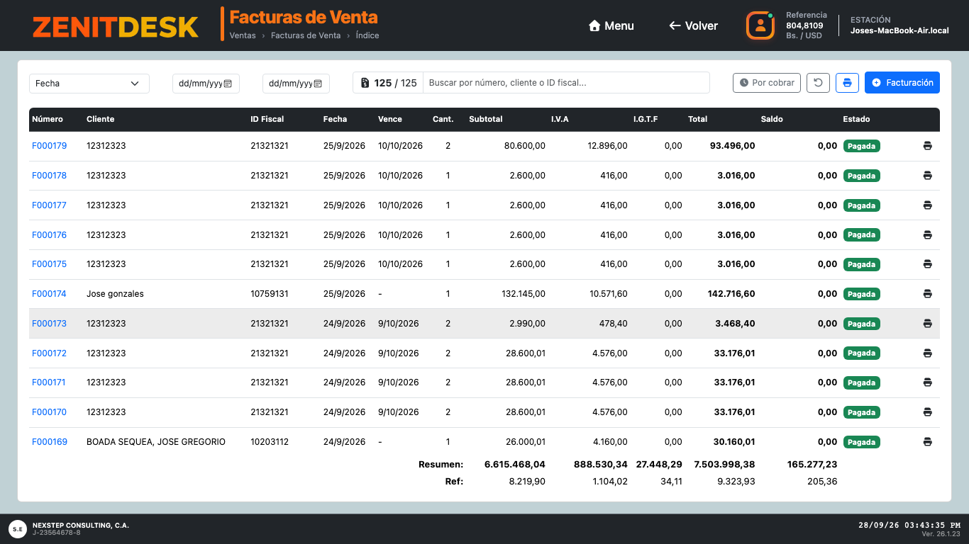 Zenitdesk Administrativo Profesional