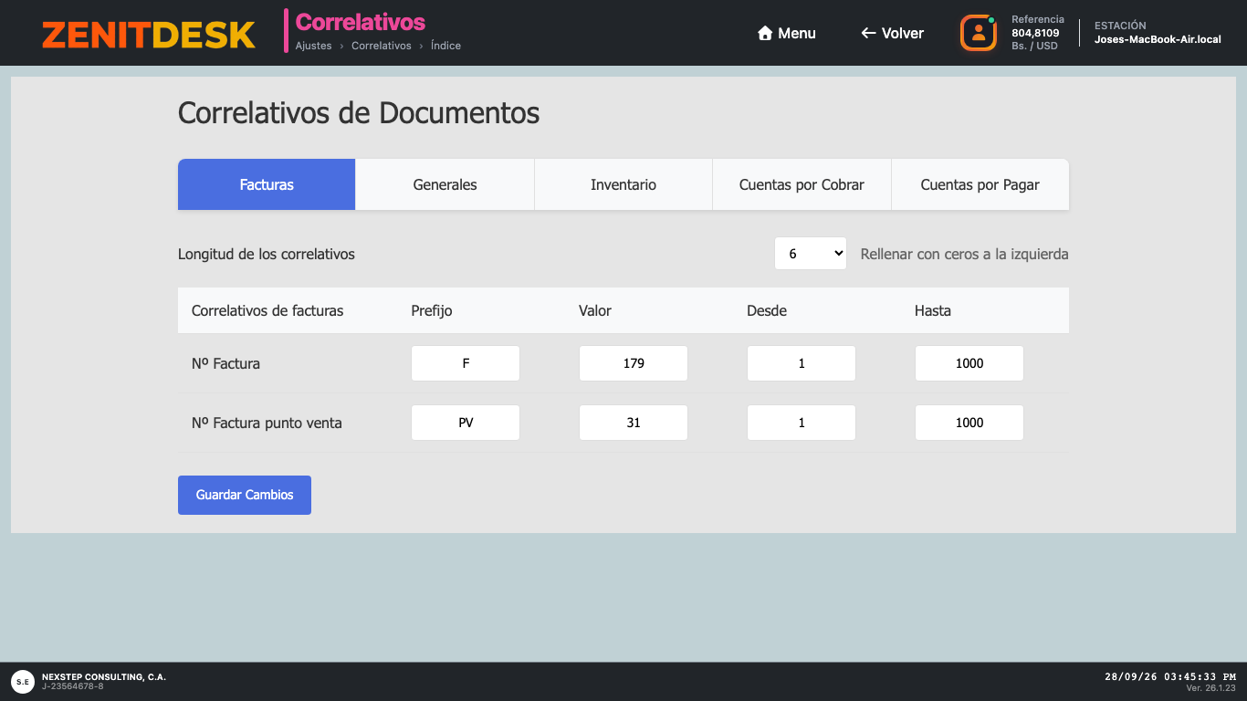 Correlativos