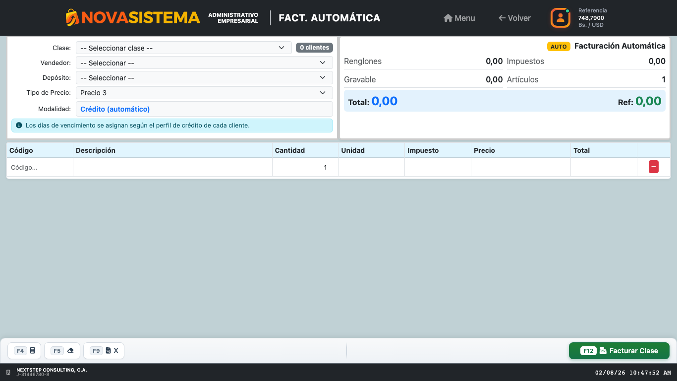 Facturación Automatizada