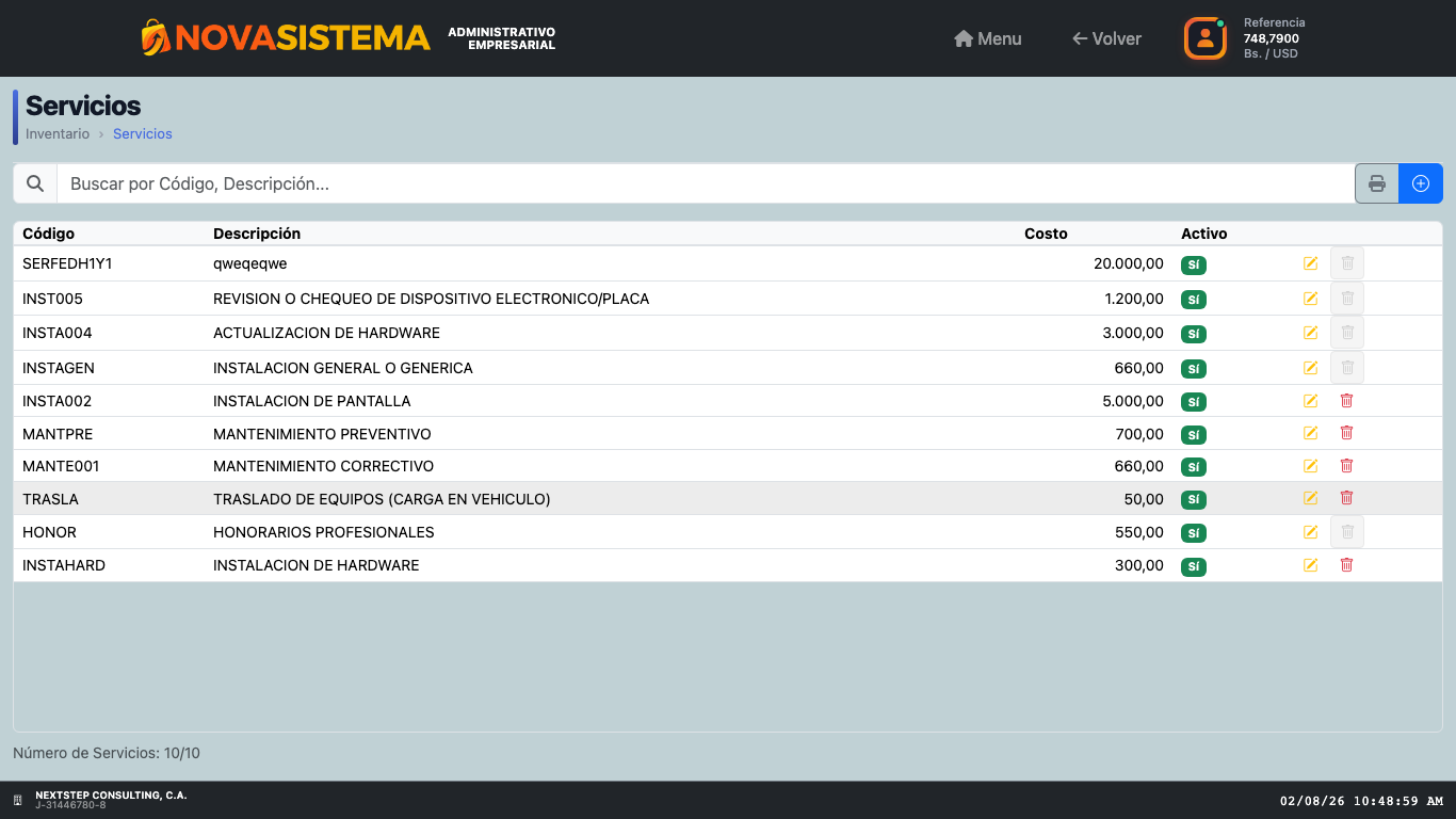 Servicios